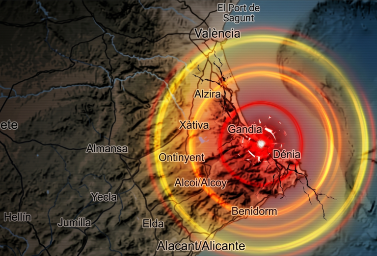 Un tremolor sacseja Oliva i es percep en diversos punts de la Safor