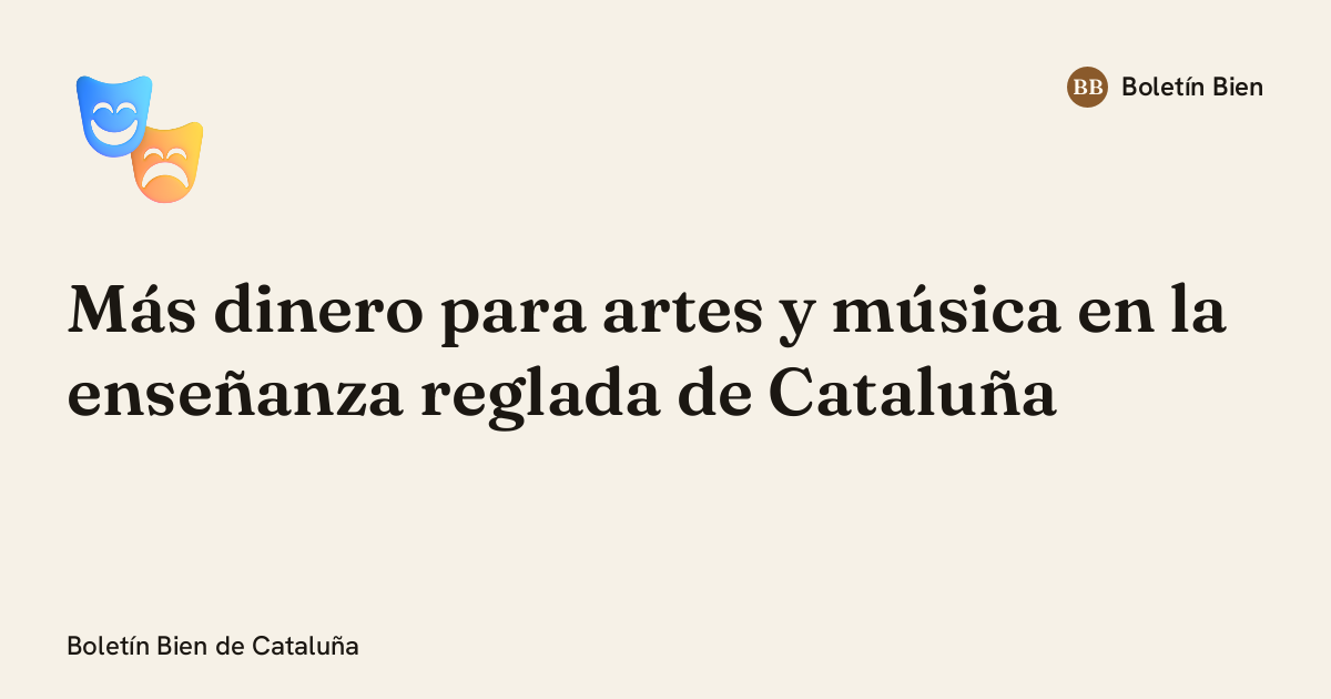 Un Impuls Decisiu: Catalunya Reforça l'Apuesta per les Arts i la Música en l'Ensenyament Reglat amb un Fons de 1,5 Milions d'Euros